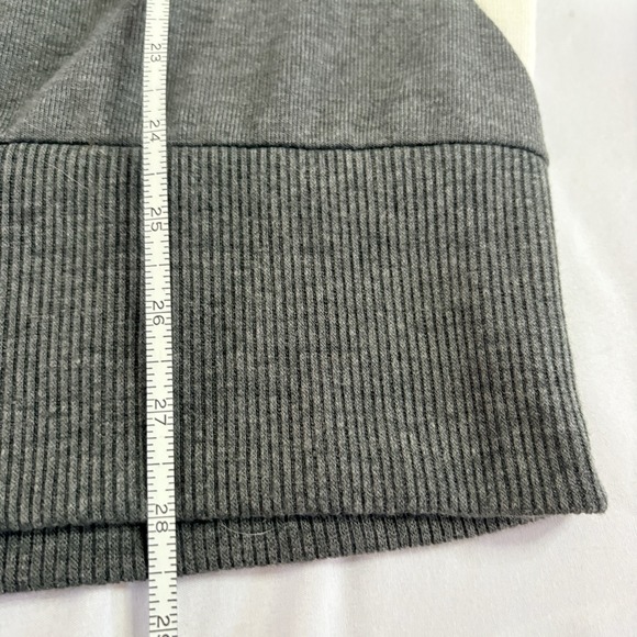 French Laundry Colorblock Knit Sweater Women's 18/20 Gray Cream - Picture 6 of 7